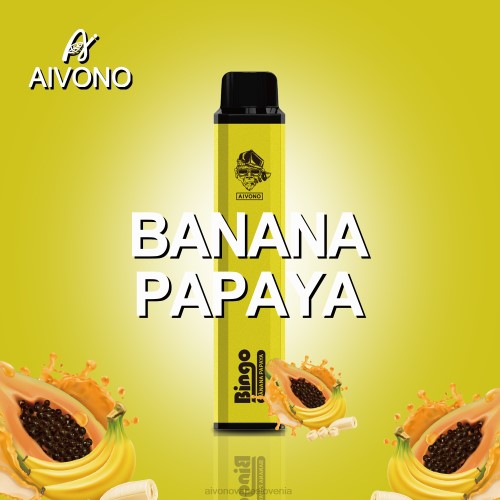 Aivono AIM BINGO 4000 banana papaja 4J4F137 - Aivono Vape Slovenia