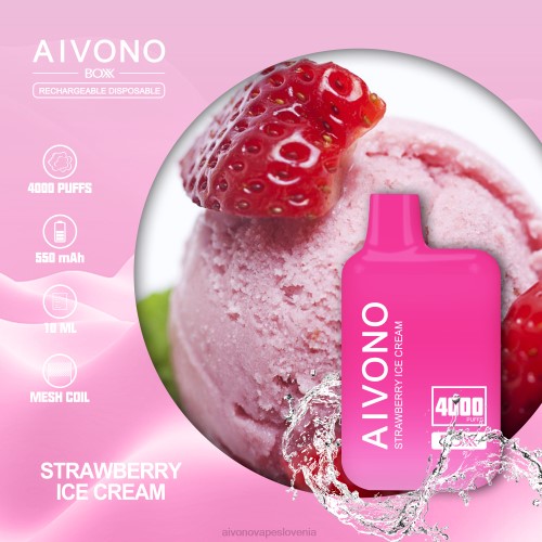 Aivono AIM BOXX 4000 jagodni sladoled 4J4F221 - Aivono Vape Price