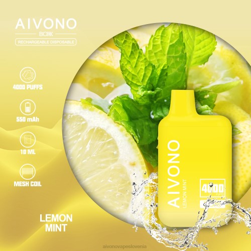 Aivono AIM BOXX 4000 limonina meta 4J4F230 - Aivono Vape Review Slovenia