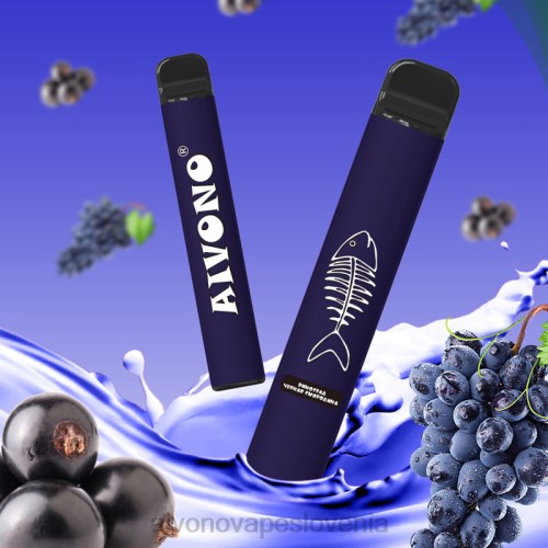 Aivono AIM FISHBONE 600 grozdni črni ribez 4J4F284 - Aivono Vape Review