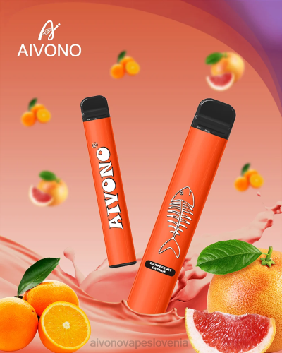 Aivono AIM FISHBONE 600 pomaranča grenivke 4J4F280 - Aivono Vape Review Slovenia