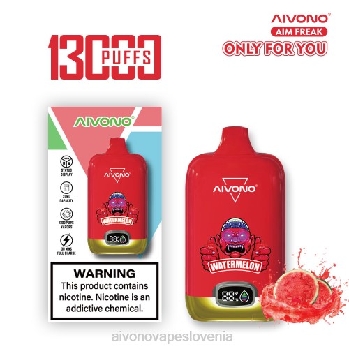 Aivono AIM FREAK 13000 lubenica 4J4F244 - Aivono Vape Review
