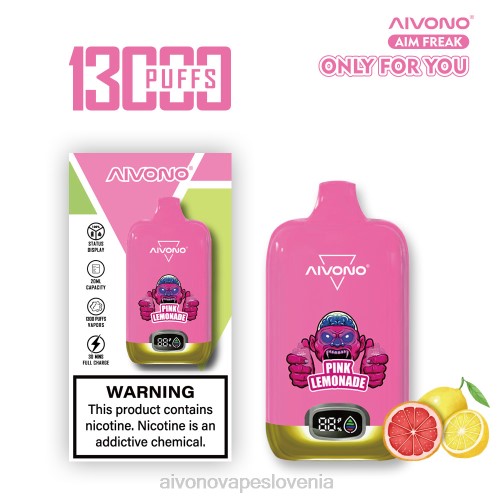 Aivono AIM FREAK 13000 roza limonada 4J4F249 - Aivono Vape Review