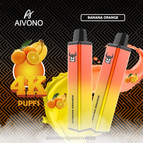 Aivono AIM FREAK 4000 banana pomaranča 4J4F258 - Aivono Slovenia