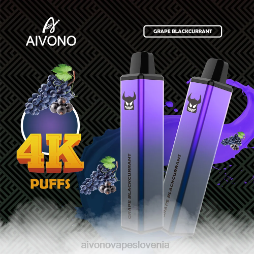 Aivono AIM FREAK 4000 grozdni črni ribez 4J4F259 - Aivono Vape Review