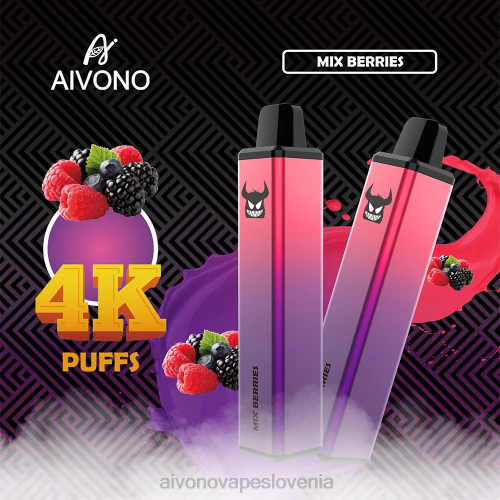 Aivono AIM FREAK 4000 mešano jagodičje 4J4F260 - Aivono Vape Review Slovenia