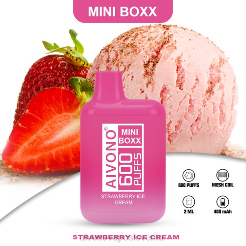Aivono AIM MINI BOXX 600 jagodni sladoled 4J4F232 - Aivono Vape Slovenia