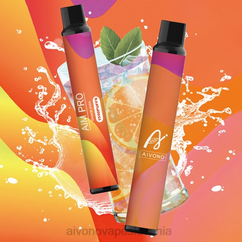 Aivono AIM PRO 1500 pomarančna soda 4J4F165 - Aivono Vape Review Slovenia