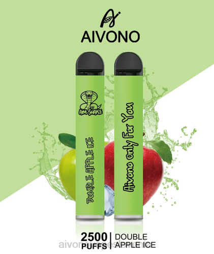 Aivono AIM SNAKE 2500 dvojni jabolčni led 4J4F304 - Aivono Vape Review