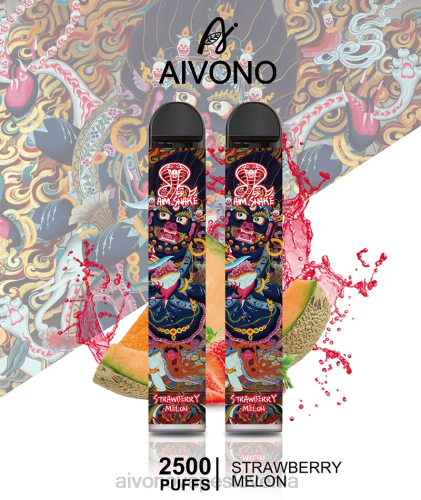 Aivono AIM SNAKE 2500 jagodna melona 4J4F320 - Aivono Vape Review Slovenia