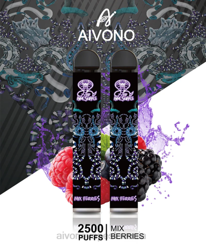 Aivono AIM SNAKE 2500 zmešajte jagode 4J4F312 - Aivono Vape Slovenia