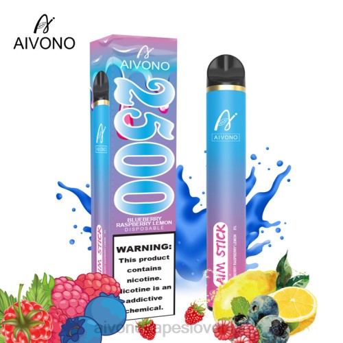 Aivono AIM STICK 2500 borovnica malina limona 4J4F154 - Aivono Vape Review