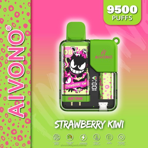 Aivono AIM TANK 9500 jagodni kivi 4J4F47 - Aivono Vape Slovenia