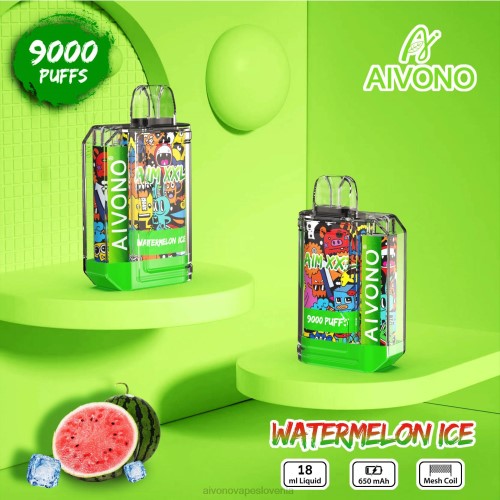 Aivono AIM XXL 9000 prozorna nalepka za usta led iz lubenice 4J4F48 - Aivono Slovenia