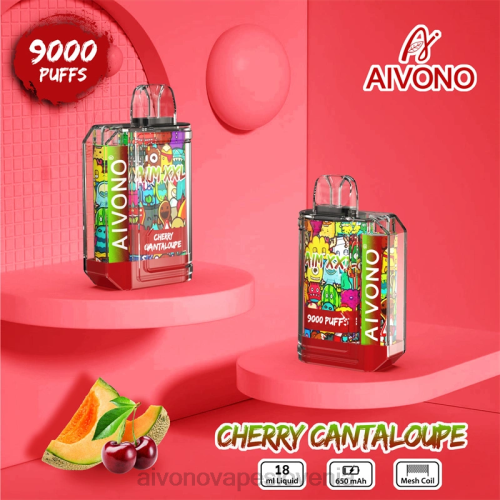 Aivono AIM XXL 9000 prozorna nalepka za usta češnjeva dinja 4J4F57 - Aivono Vape Slovenia