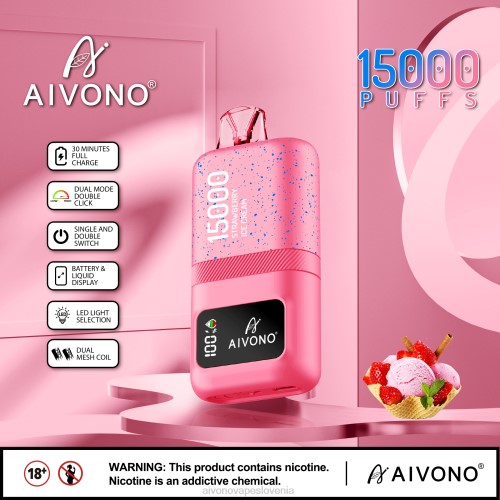 Aivono AIM magic 15000 jagodni sladoled 4J4F66 - Aivono Vape Price