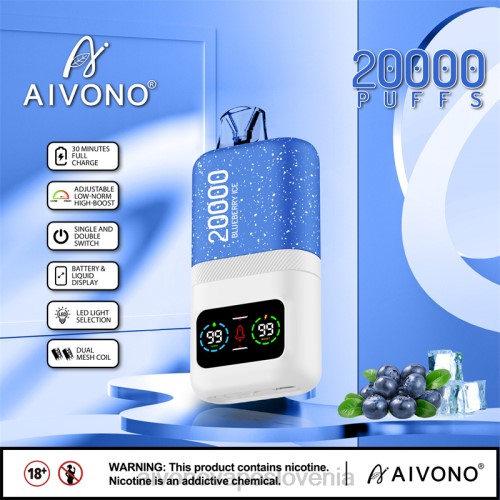 Aivono AIM magic 20000 borovničev led 4J4F73 - Aivono Slovenia