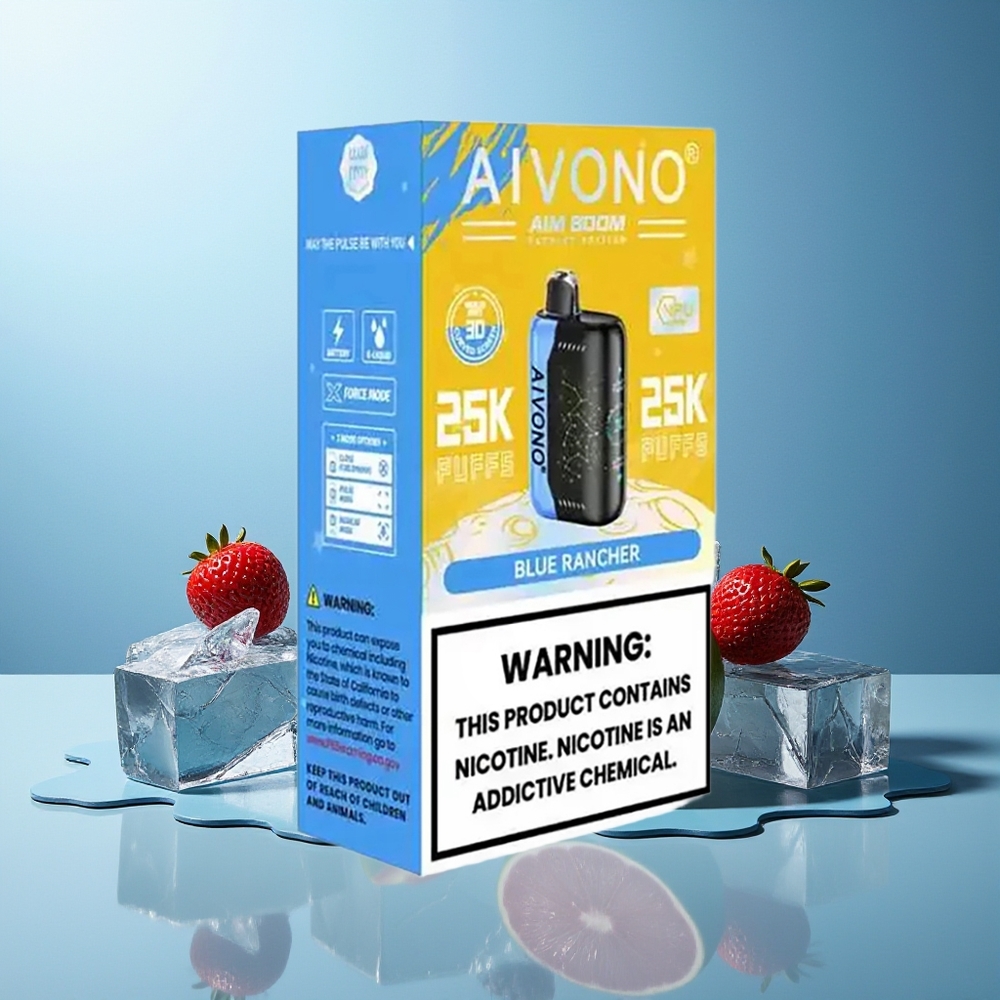 Aivono Aim Boom 25000 Puffov Modra Rancher Tip-C Polnjenje