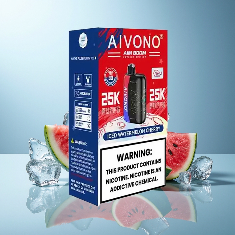 Aivono Aim Boom 25000 Puffs Ledena Lubenica Češnja 650mAh