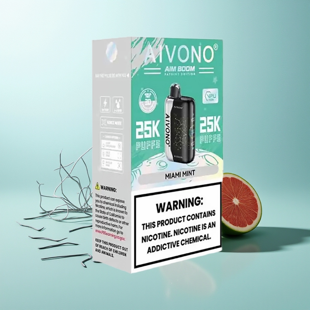 Aivono Aim Boom 25000 Pufov Dispozabilni Vape Miami Meta