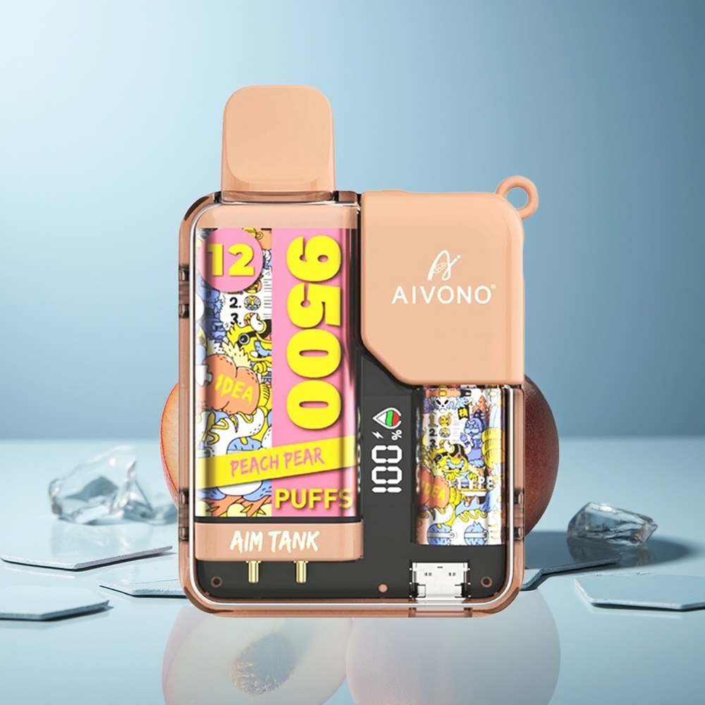 Aivono Aim-Tank 9500 Pufi Breskva Hruška LCD