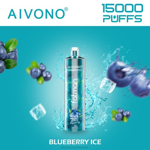 Aivono FATMAN 15000 borovničev led 4J4F14 - Aivono Vape Review