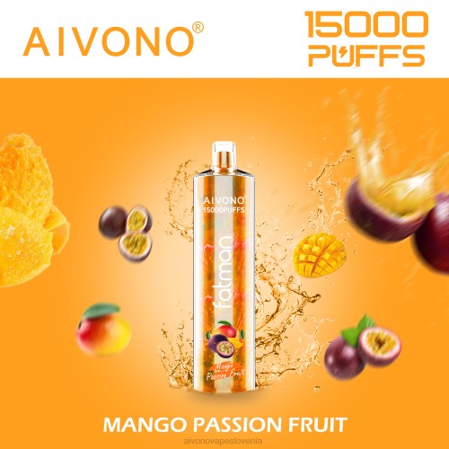 Aivono FATMAN 15000 mango pasijonka 4J4F19 - Aivono Vape Review
