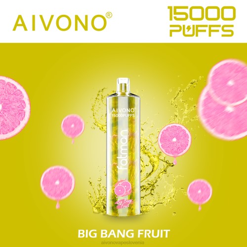 Aivono FATMAN 15000 sadje velikega poka 4J4F16 - Aivono Vape Price