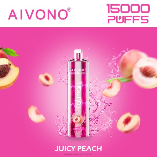 Aivono FATMAN 15000 sočna breskev 4J4F17 - Aivono Vape Slovenia
