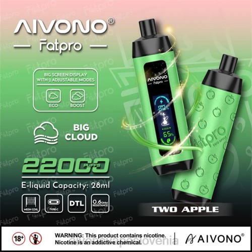 Aivono Fatpro 22000 dve jabolki 4J4F1 - Aivono Vape Price