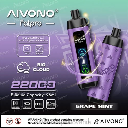 Aivono Fatpro 22000 grozdna meta 4J4F2 - Aivono Vape Slovenia