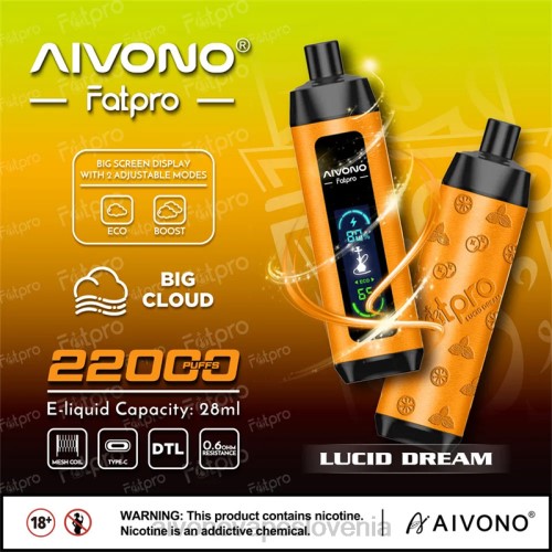 Aivono Fatpro 22000 lucidne sanje 4J4F7 - Aivono Vape Slovenia