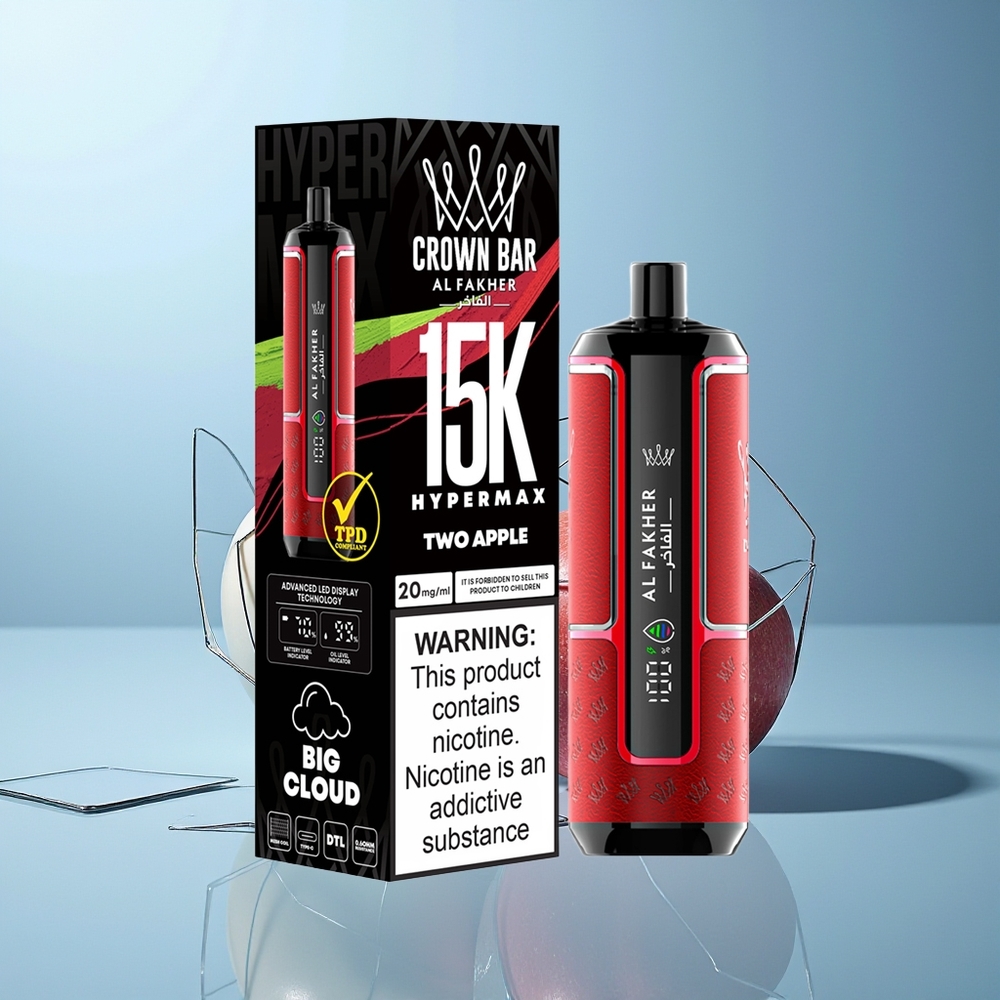 Al Fakher Crown Bar 15K Dve Jabolki 22ml DTL