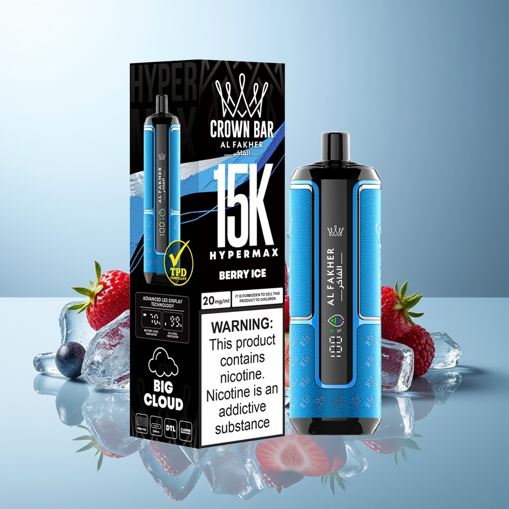 Al Fakher Crown Bar 15K Jagoda Led Ultra-Kompaktna