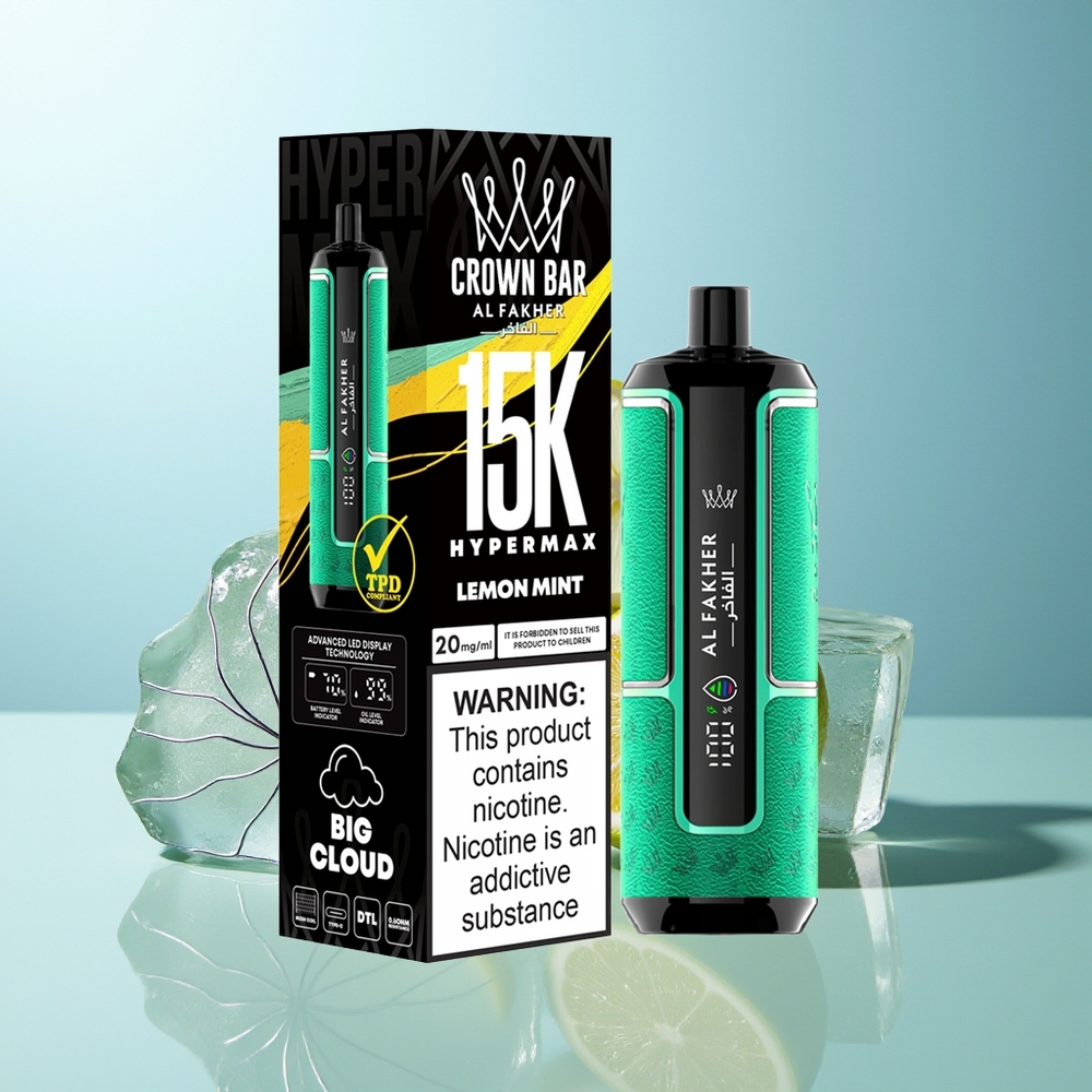 Al Fakher Crown Bar 15K Limeta Meta