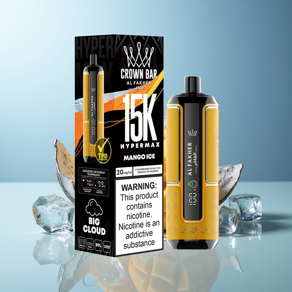 Al Fakher Crown Bar 15K Mango Led (Mango Led = Mango Ice)