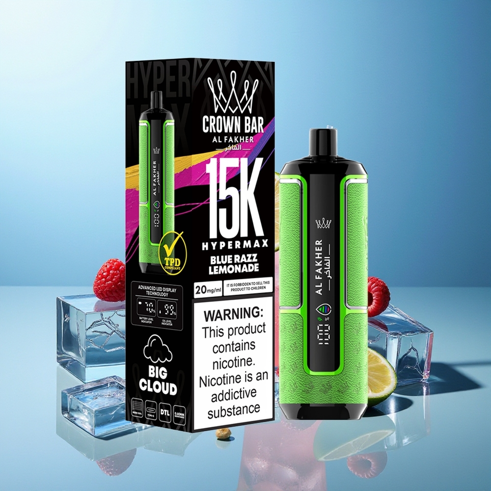 Al Fakher Crown Bar 15K Modra Malina Limonada