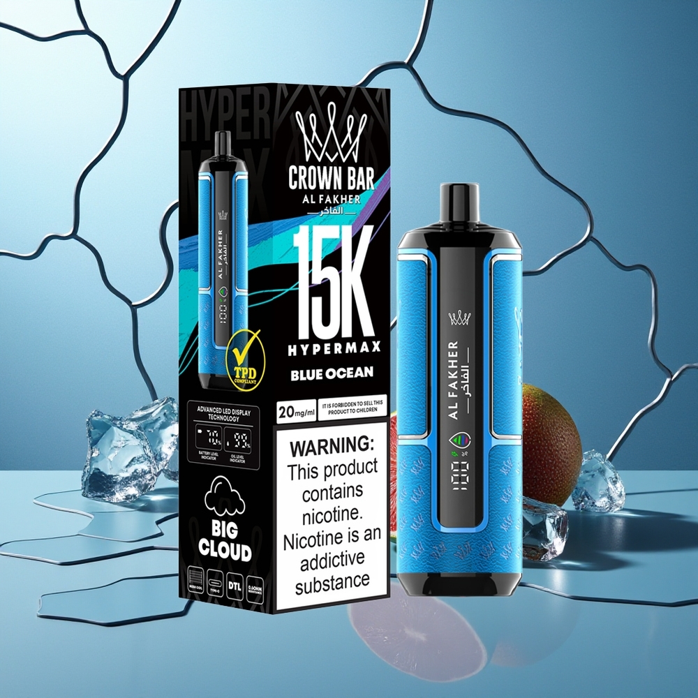 Al Fakher Crown Bar 15K Modra Okean