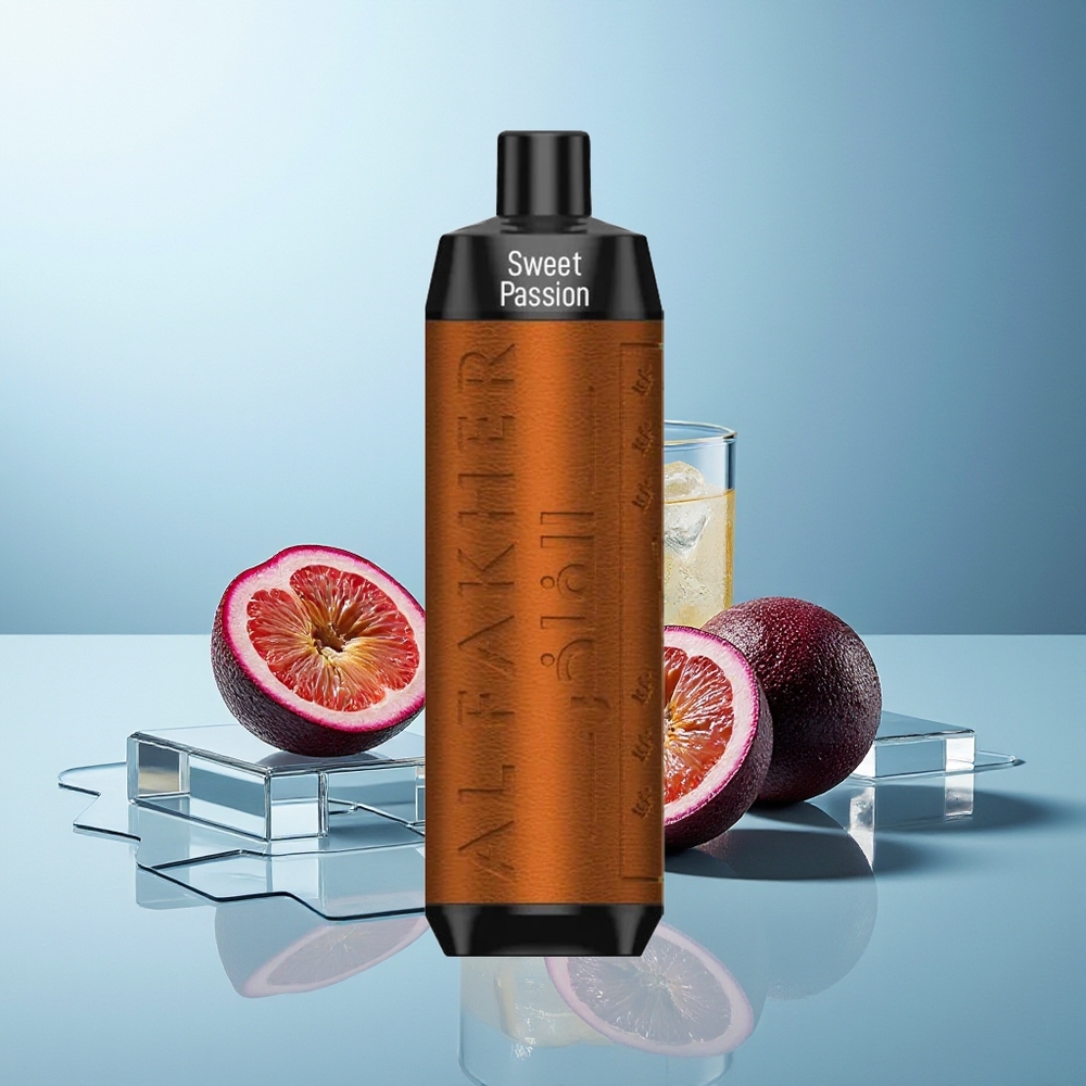 Al Fakher Crown Bar 8000 Kristalna Enkratna Vapa Sladka Pasijonka 18ml