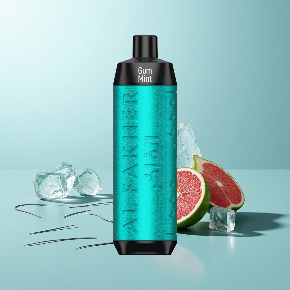 Al Fakher Crown Bar 8000 Kristalna Enkratna Vapa Žvečilna Meta 18ml