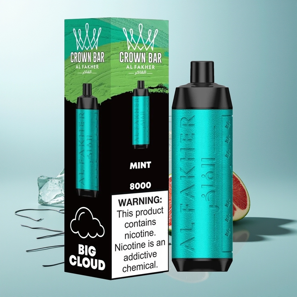 Al Fakher Crown Bar 8000 Kristalna Enkratna Vape Meta