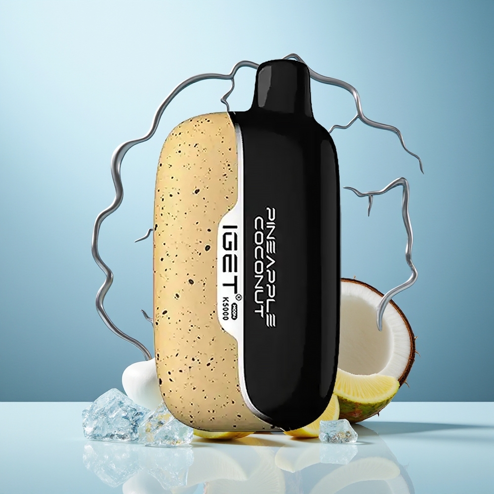 IGET Moon K5000 5000 Pih Ananas Kokos Dispozabilni Vape Mesh Coil 135 Ohm