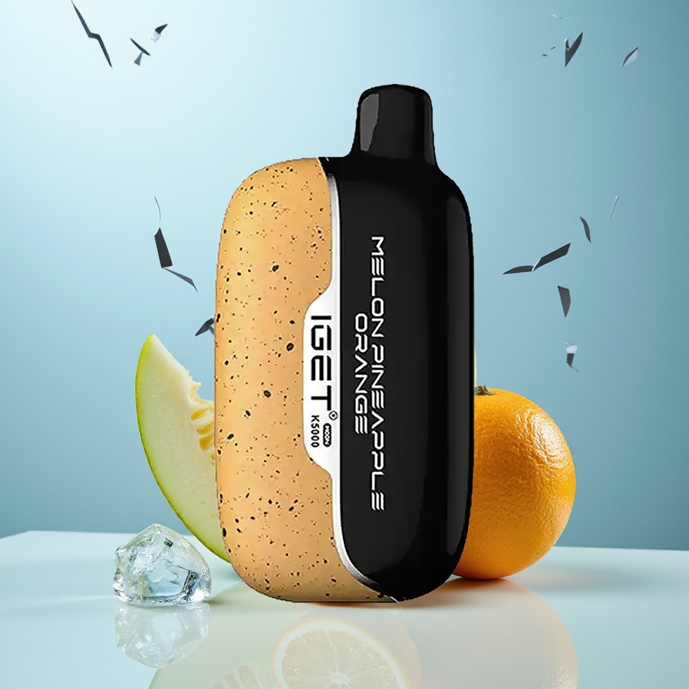IGET Moon K5000 5000 Pufi Melona Ananas Oranžna Dispozabilna Vape PC