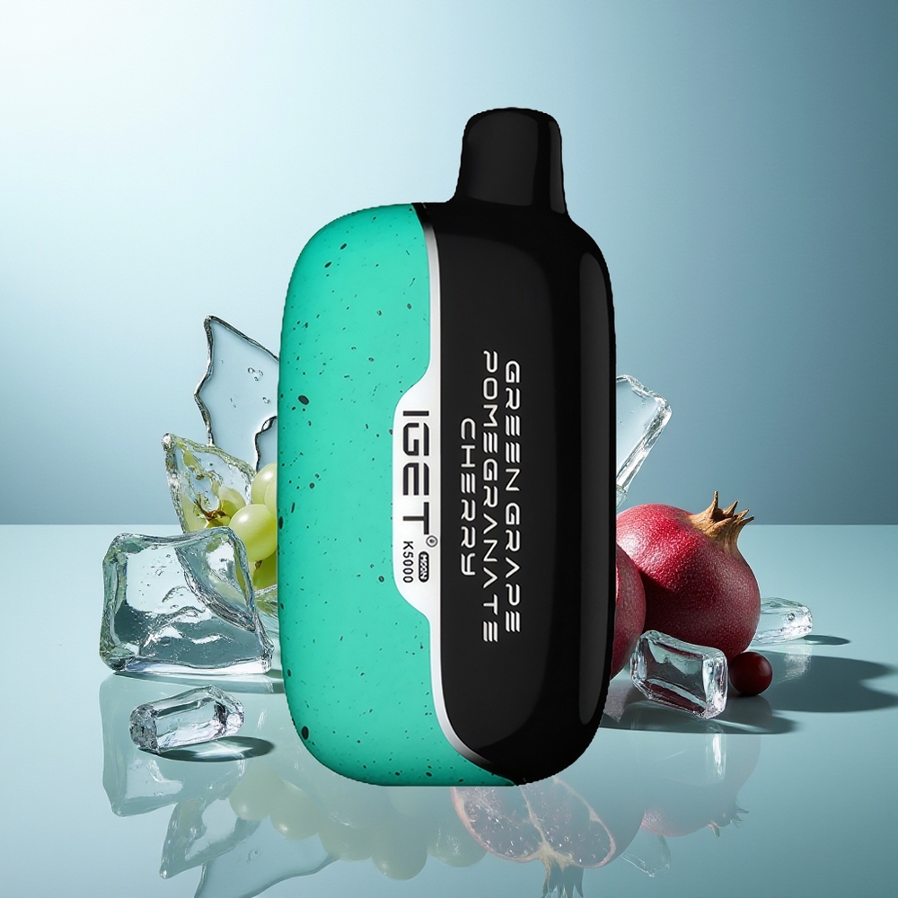 IGET Moon K5000 5000 Pufi Zelena Grozdje Granatno Jablan Češnja