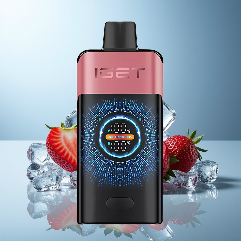 IGET ONE 12000 Pih Dispozabilna Vapa Jagoda Granatna Jama Ledena Velik Pravokotni Barvni Zaslon