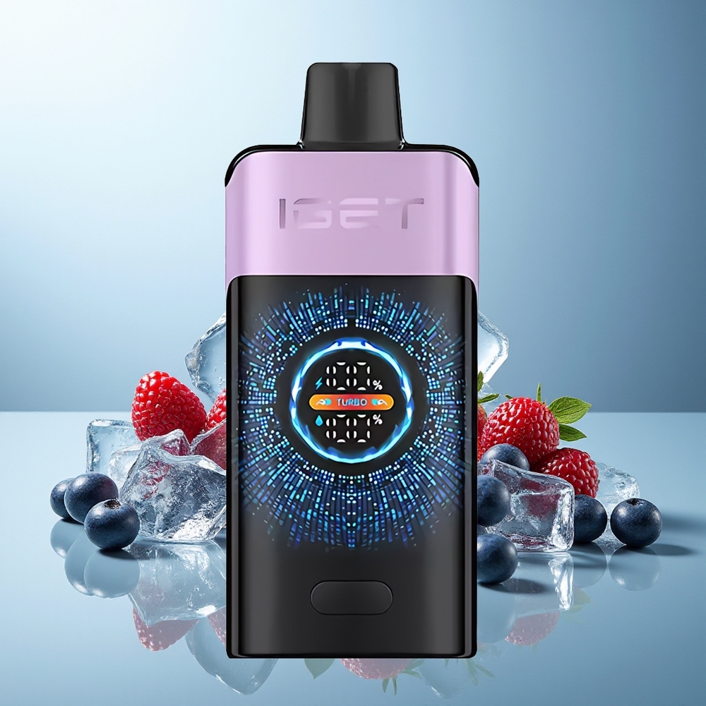 IGET ONE 12000 Pihalnik Dispozabilni Vape Mešane Jagode Led 2700 mAh