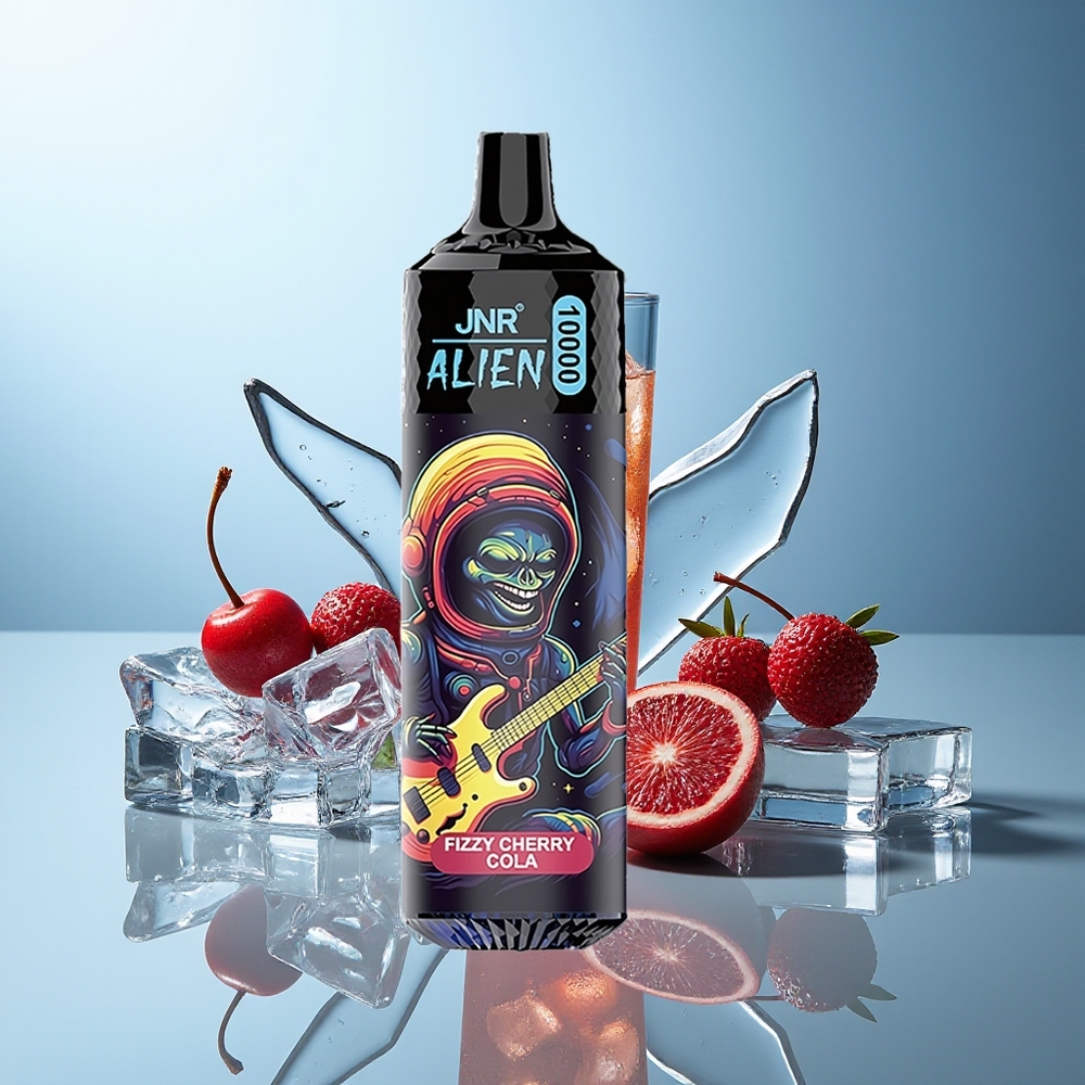 JNR Alien 10000 Puffov Fizzy Češnjeva Kola RGB