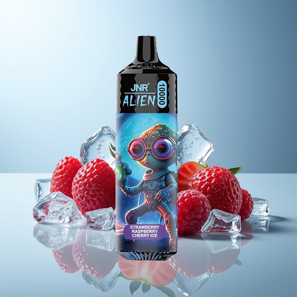 JNR Alien 10000 Puffov Jagoda Malina Češnja Led RGB