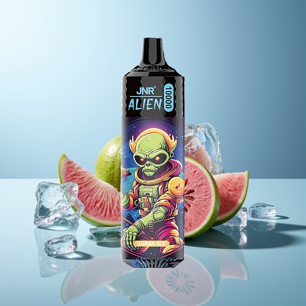 JNR Alien 10000 Pufi Guava Led E-liquid 20ml