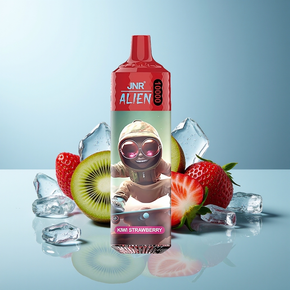 JNR Alien 10000 Pufov Aromatična Kombinacija Sadja Kiwi Jagoda RGB
